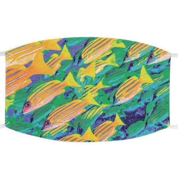 Facemask- Aquatic Fish In Ocean