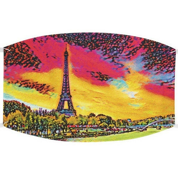 Facemask- Eiffel Tower Sunrise
