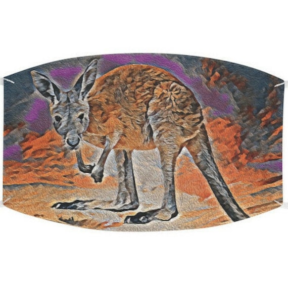 Facemask- Kangaroo Orange