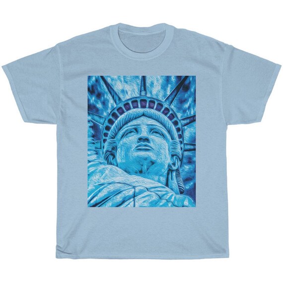 Light Blue Statue of Liberty Shirt