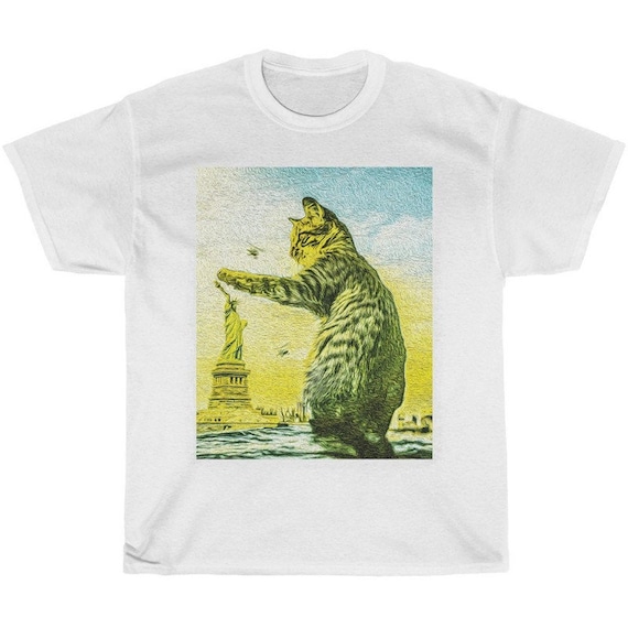 Kitty Paws Statue of Liberty Shirt