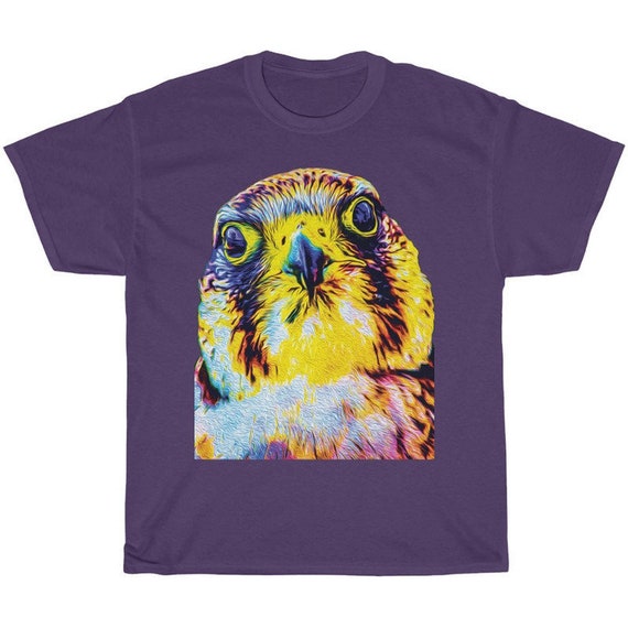 Colorful Crazy Purple Bird Shirt