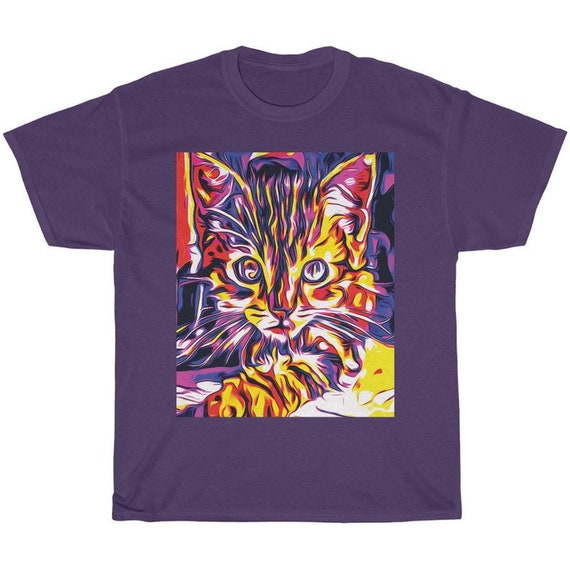 Cute Cat Paint Shirt