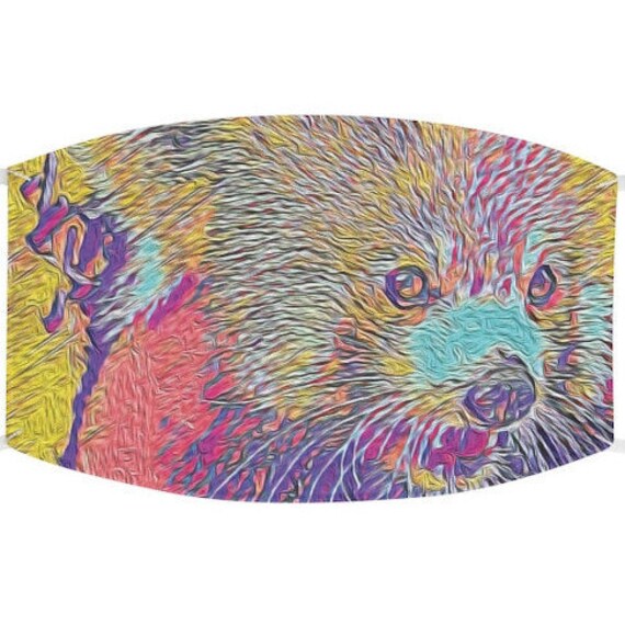 Facemask- Red Panda Paint