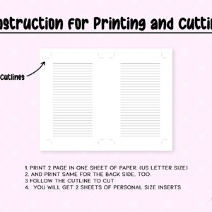 6 Sizes | Todo List | Printable Inserts for 6 Hole Ring Binder Planner ...