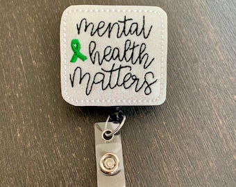 Mental Health Matters badge reel