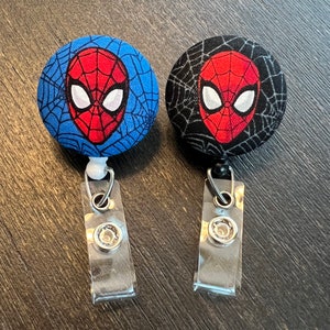 Super Hero Badge Reel, America, Spider,men's Gifts, Teacher Gifts, Nurse  Gifts, Superhero Badge Reels 