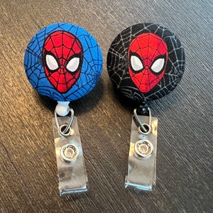 Spider-Man badge reel