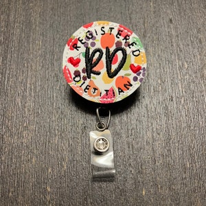 Registered Dietitian badge reel