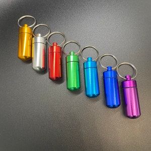 Chill Pill Keychain / Storage keychain