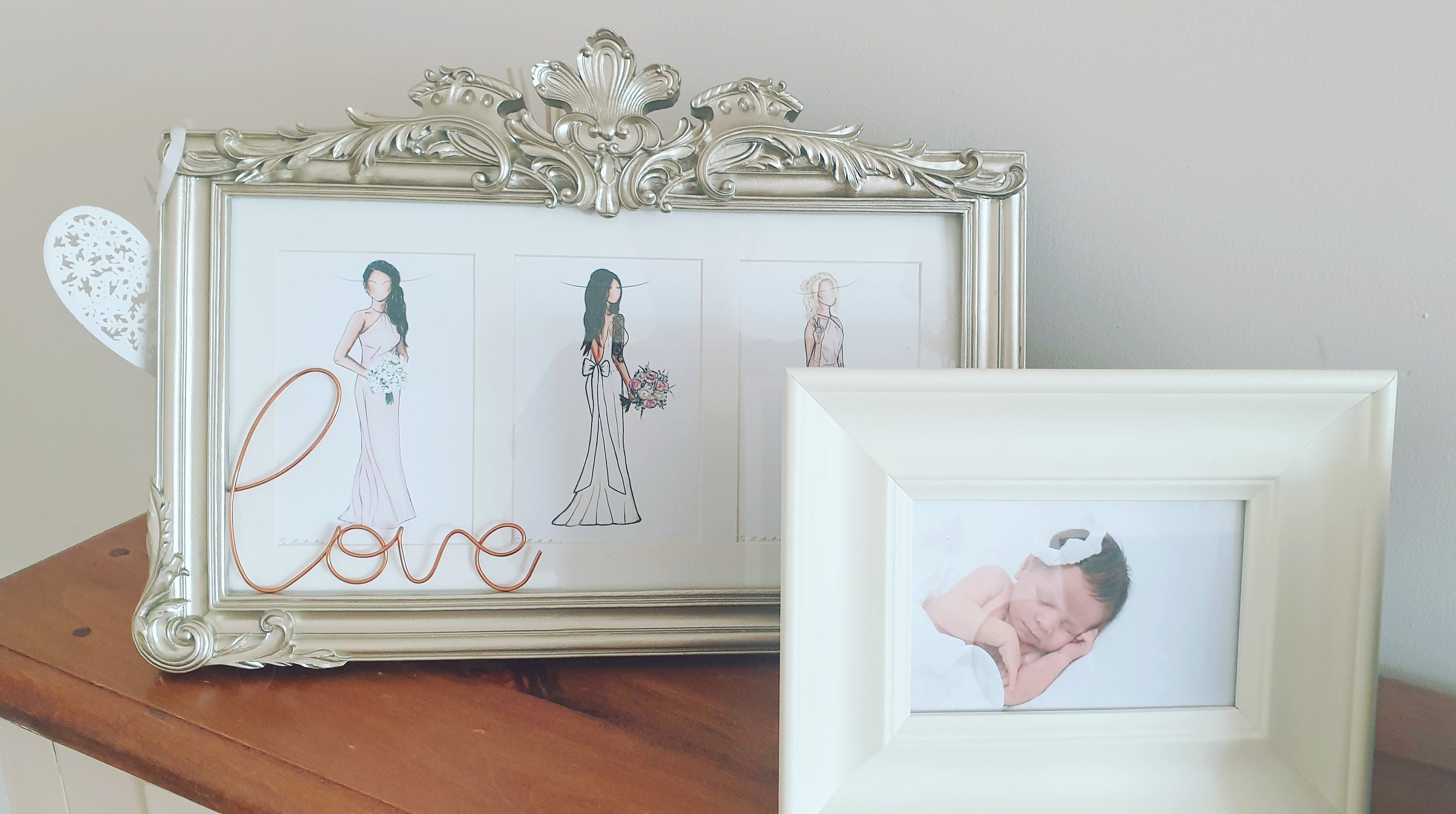 Wire words love wall art sign anniversary home decor | Etsy