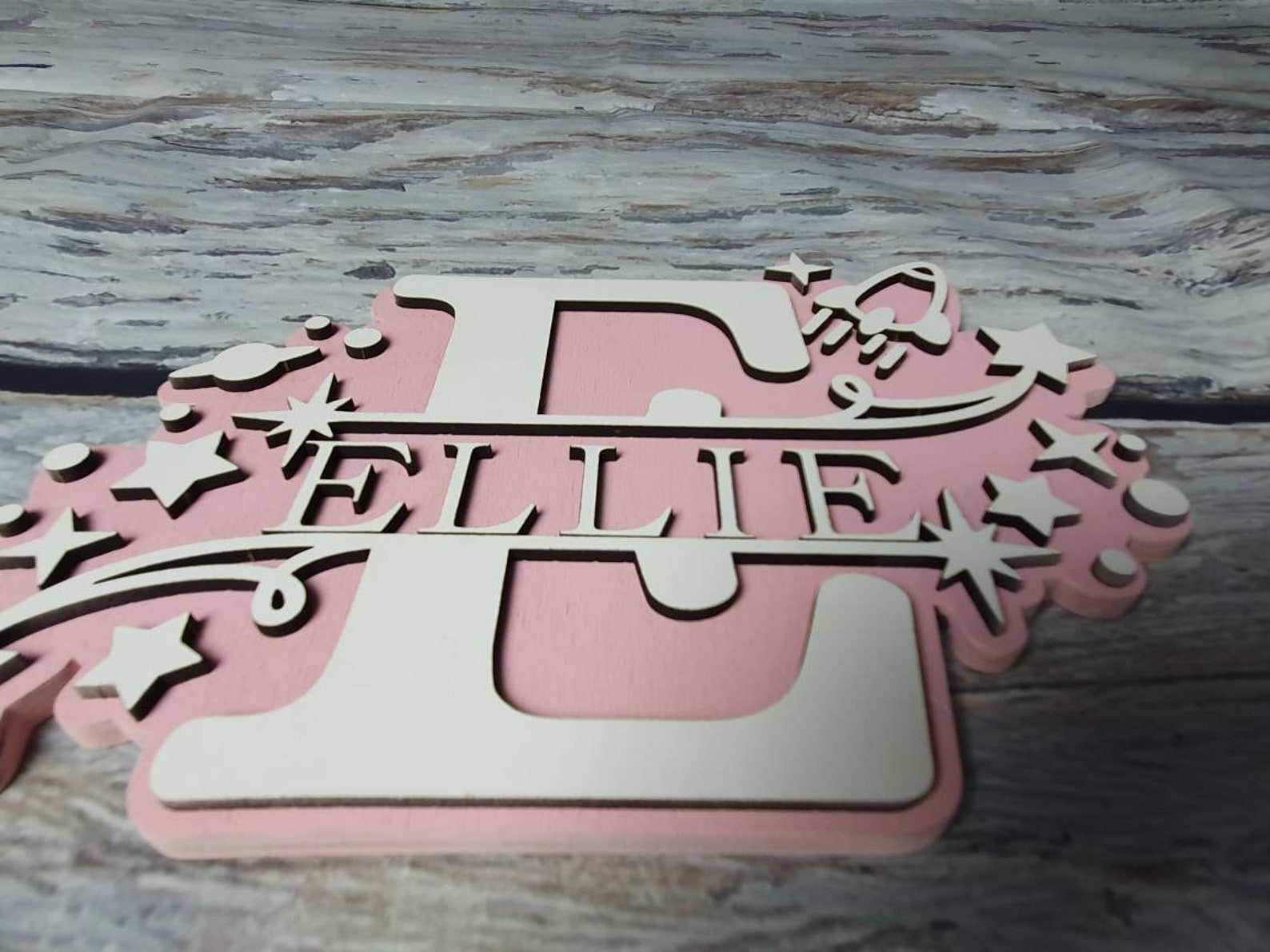 Personalized Letter Name Sign Custom Wall Decor Alphabet | Etsy