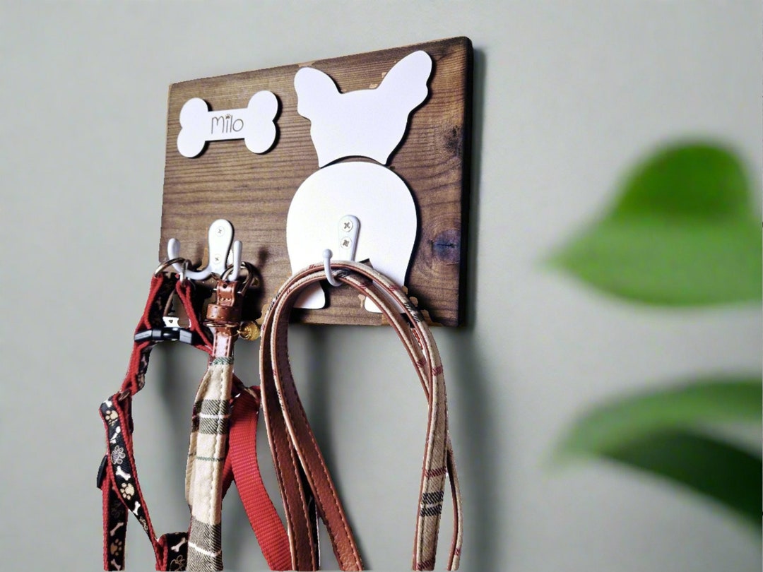 Dog Lead Hook Leash Hanger, Rustic Leash Hanger, Dog Lead Hook