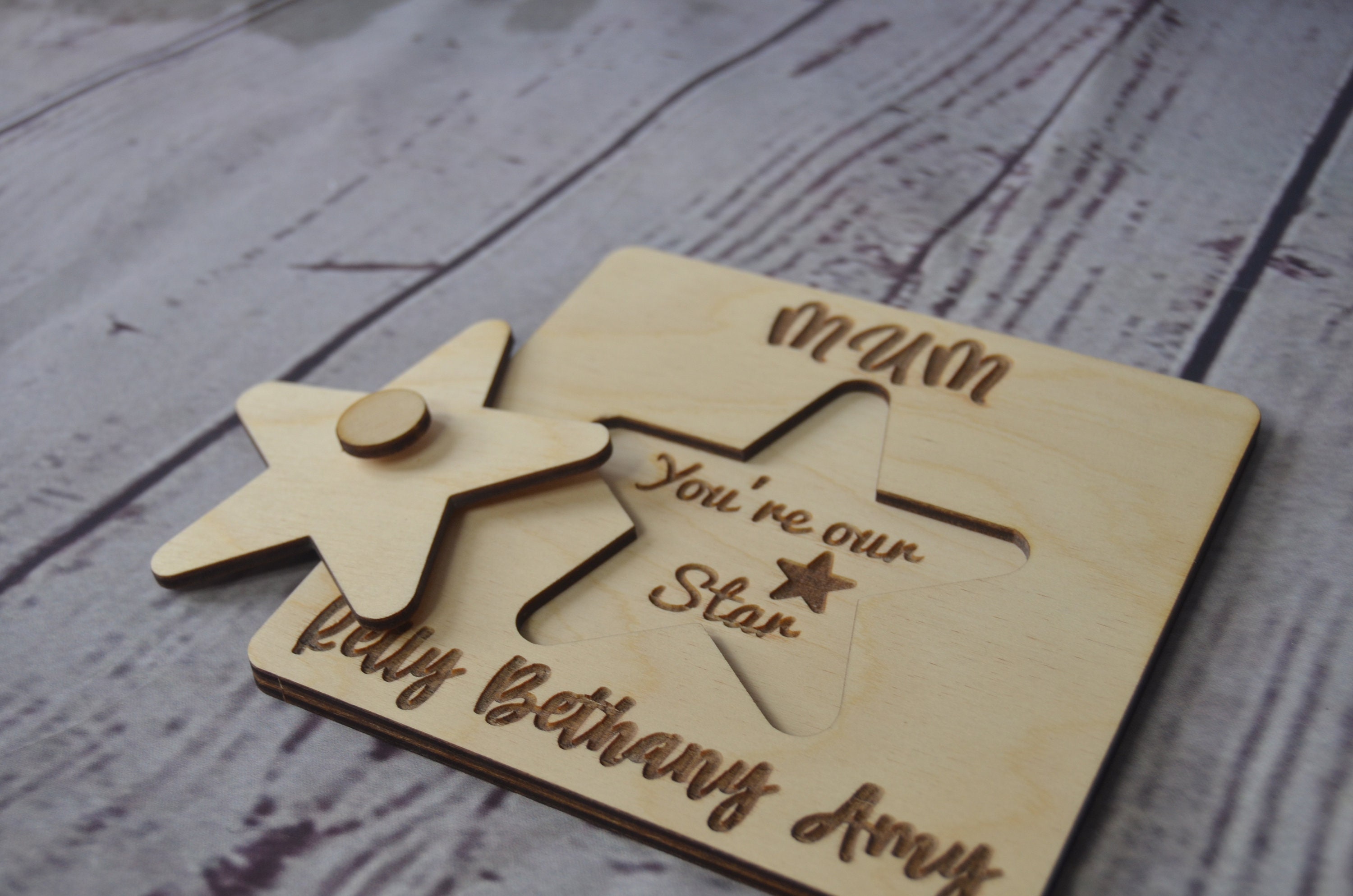 Personalized wooden mothers day gift. custom wooden mothers Etsy 日本