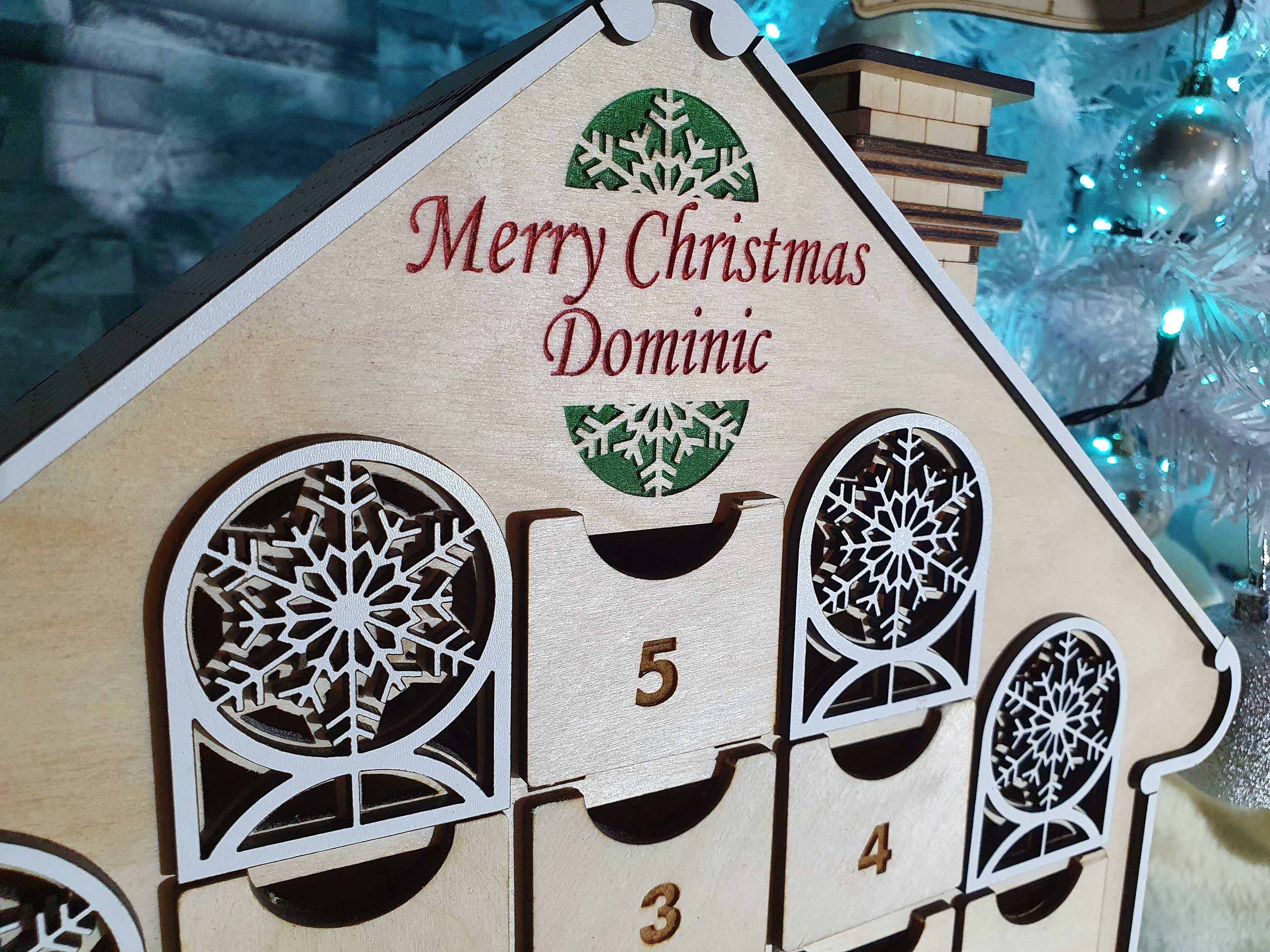 Personalised Wooden Handmade Advent Calendars Etsy