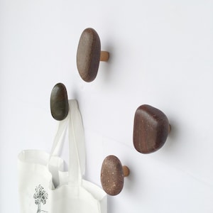 Creative Stone knobs/Rock Wall Hook/cobblestones wandhaken /Towel Hanger/Modern Entryway Coat Rack