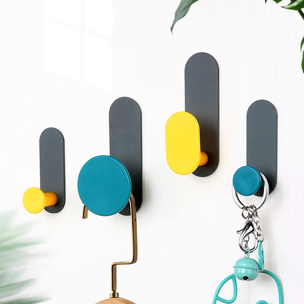 Colorful Wall Hooks Etsy