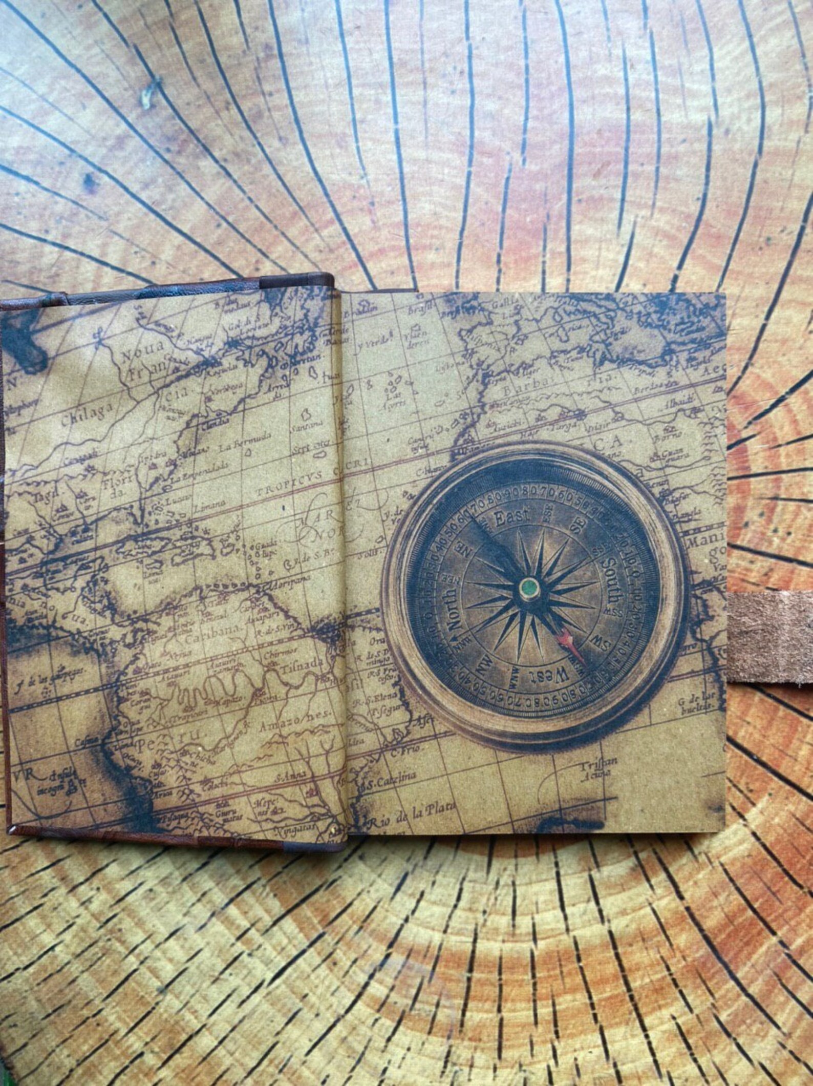 Leather Notebook Embossed Leather Journal Leather Diary - Etsy