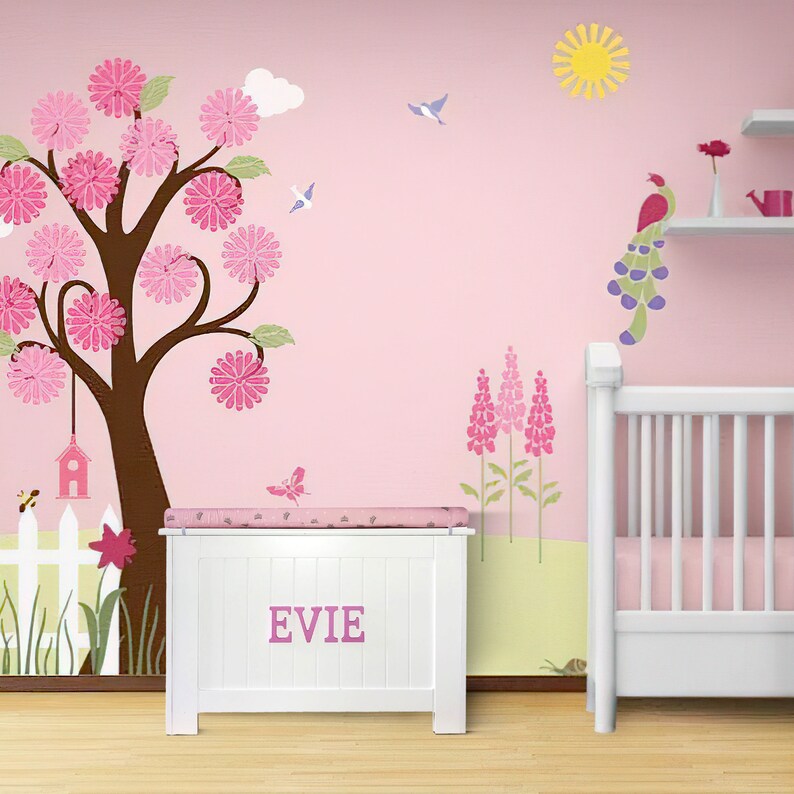 Girls Personalised Toy Box | Etsy