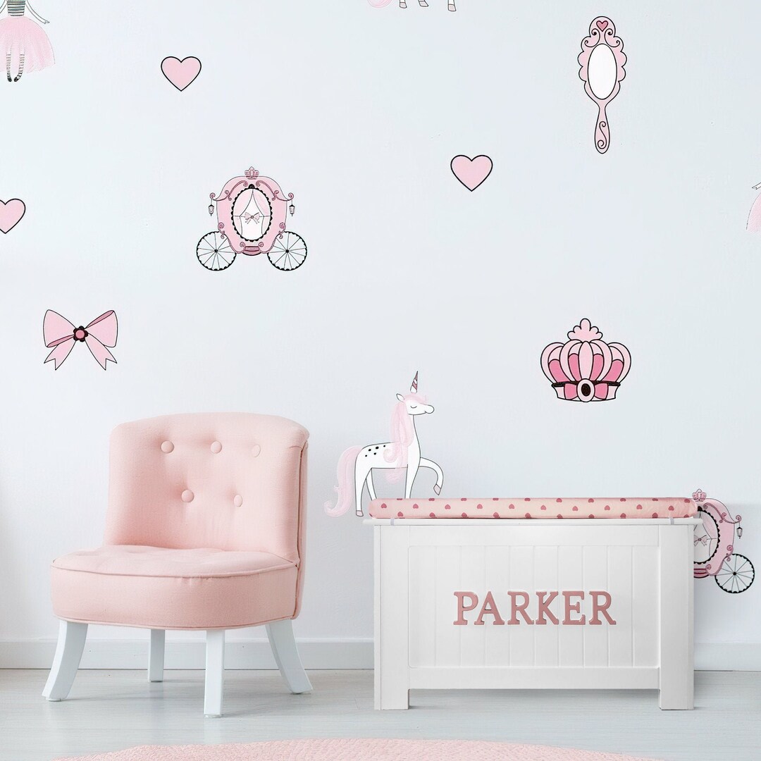Girls Personalised Toy Box - Etsy