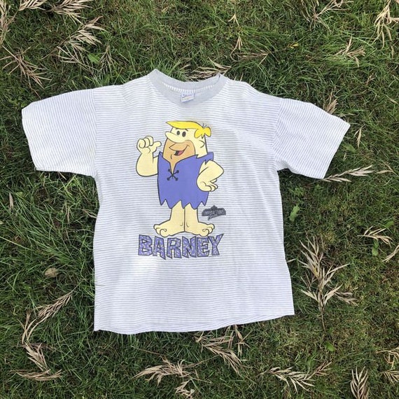 Flintstones Vintage T-shirt VTG Tees Barney cartoo
