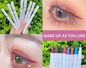 NOVO New Waterproof Long-lasting Eyeliner Colorful Matte Liquid Eyeliner Pencil Pigment Party Durable Natural Party TSLM1