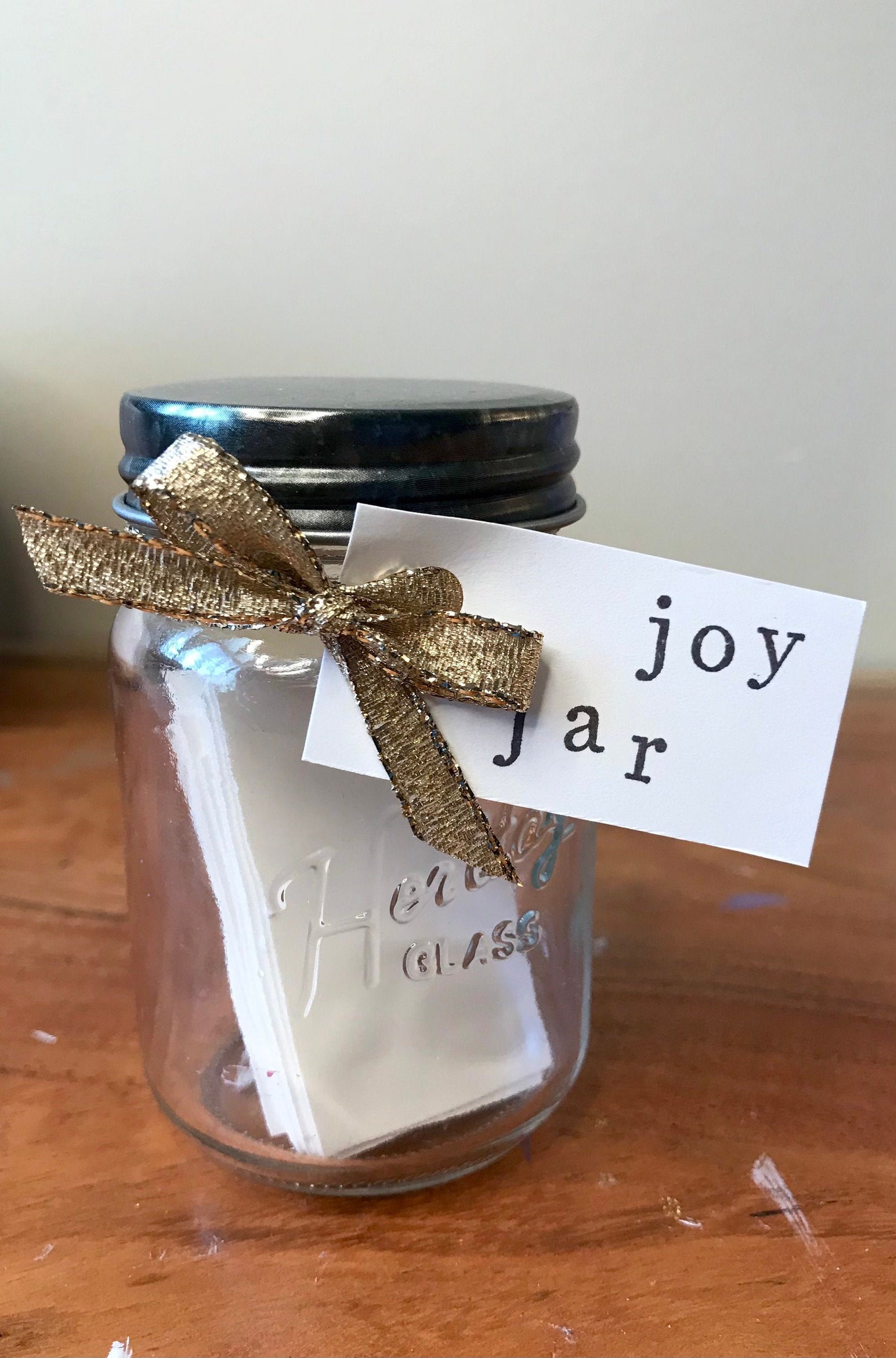 Joy Jar Document Moments of Joy Tiny Mason Jar Craft Etsy