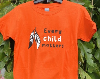 Every Child Matters SVG, Orange shirt day Canada, Orange shirt day svg, orange shirt day svg, Indigenous Svg Feathers svg,
