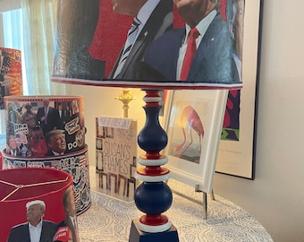 Raro - Fabuloso Presidente TRUMP Lámpara grande y pantalla