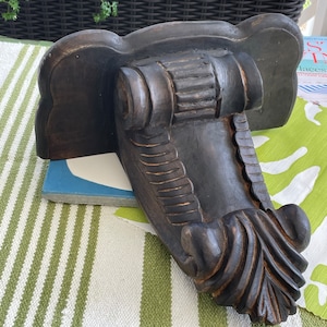 Antique Carved wooden Bracket/shelf / Corbel