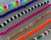 Fashion Beaded Friendship Bracelet ft. Army, Rainbow, Nude, All Pink, All Orange, All Blue and Black White Color Combinations