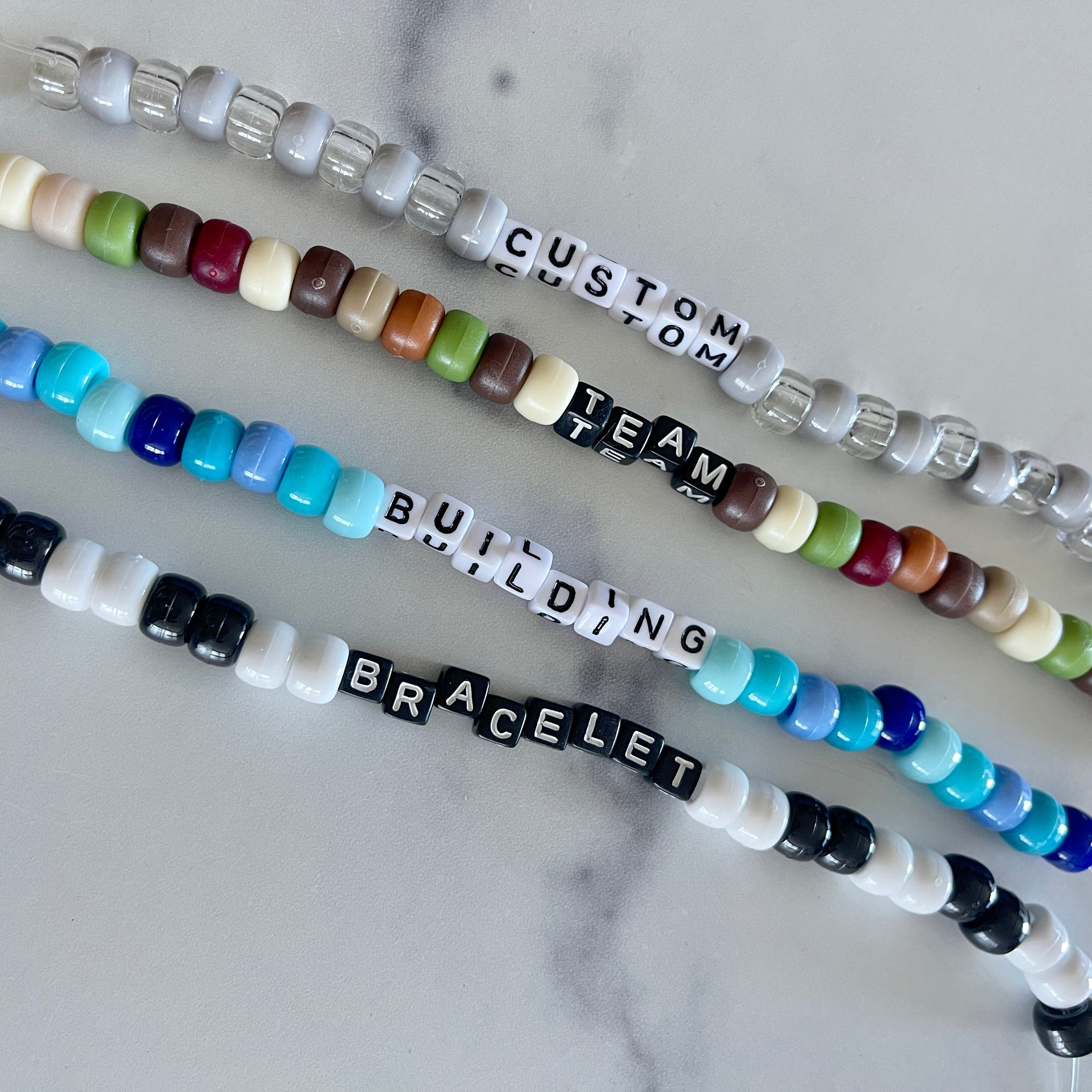 Beaded Friendship Bracelet, Personalize With Name or Word of Your Choice  Kandi, Festival Bracelet Ships Fast From USA 