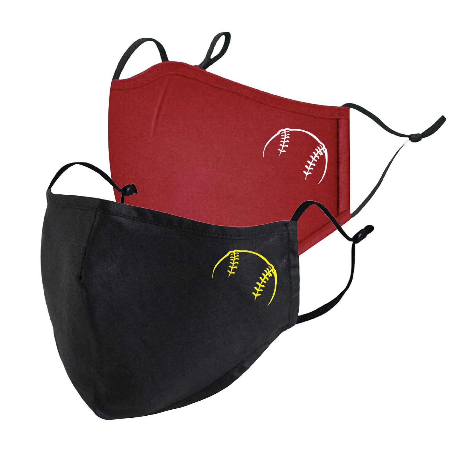 Youth Mask With Baseball Pitcher or Batter Breathable Mask Etsy