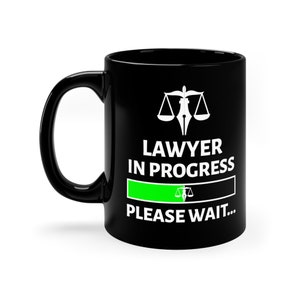 Lawyer In Progress Mug, Law Student Gift, Future Lawyer,Lawyer-themed Gift,Attorney In Training,Uni Student Gift