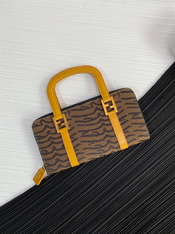 Authentic Vintage *Fendi* Chic small Zebra print h