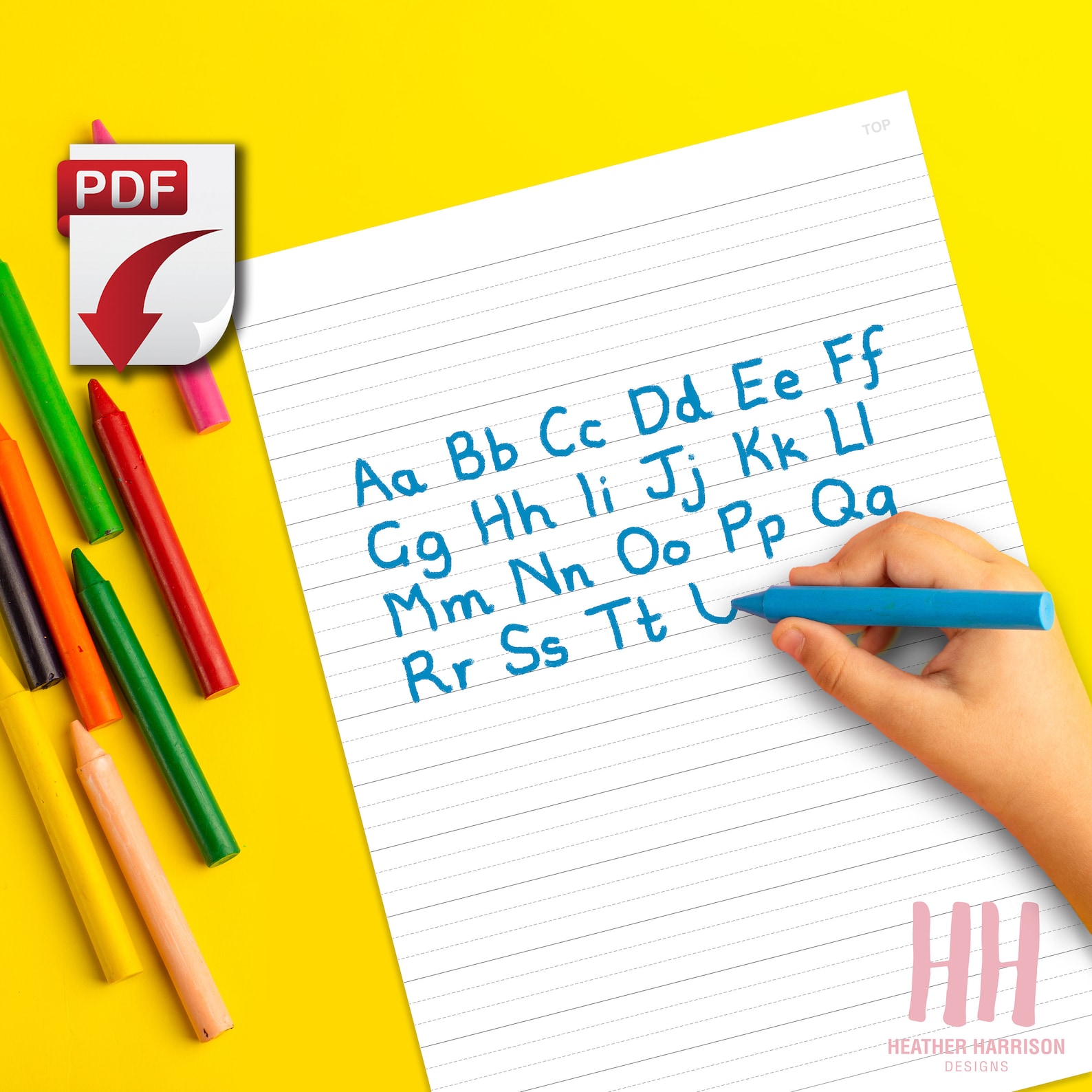 Kids Ruled Writing Paper PDF PRINTABLE DOWNLOAD A4 U.S. - Etsy Hong Kong