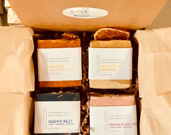 Ganz natürliche Seife Geschenkbox: Palm Free Spa Set