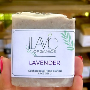 Lavendelseife | Palmölfreie Seife | Naturseife | Wohltuende Seife | Nachtseife | Entspannungsseife