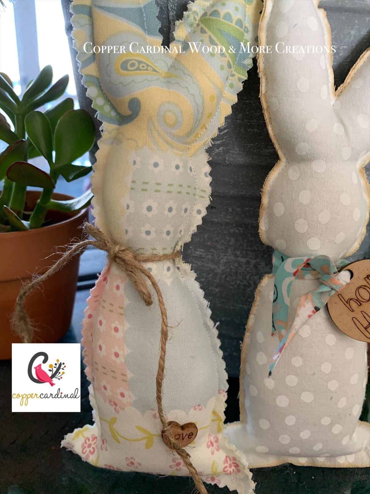 Sewn Bunny Stuffed Bunnies Easter Bunnies Home Decor | Etsy