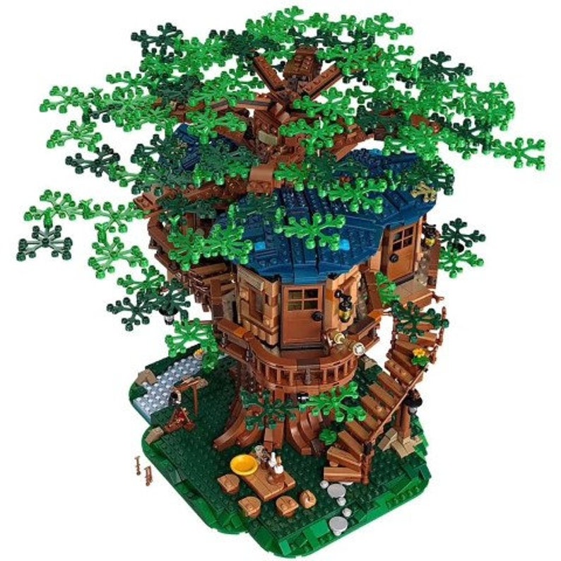 Building Block Set DIY Moc Tree House 3036 Pcs 6007, 21318