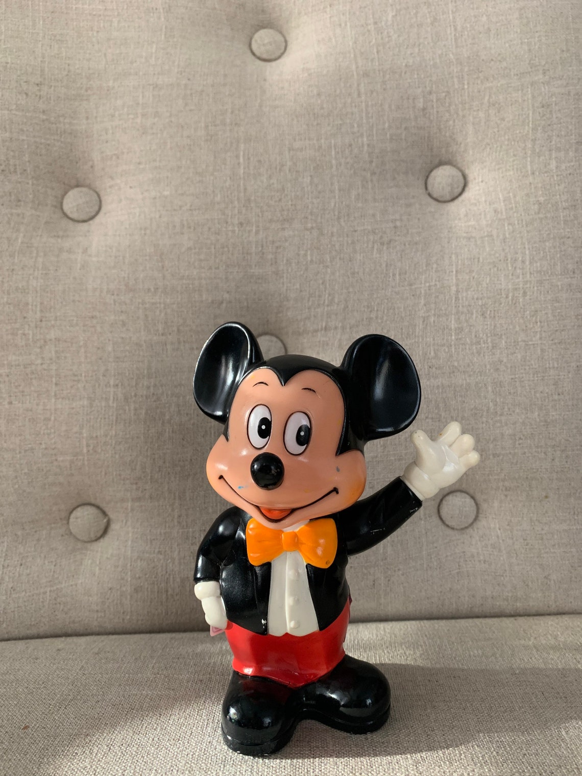 Mickey Mouse vintage money Bank. Hello all Etsy