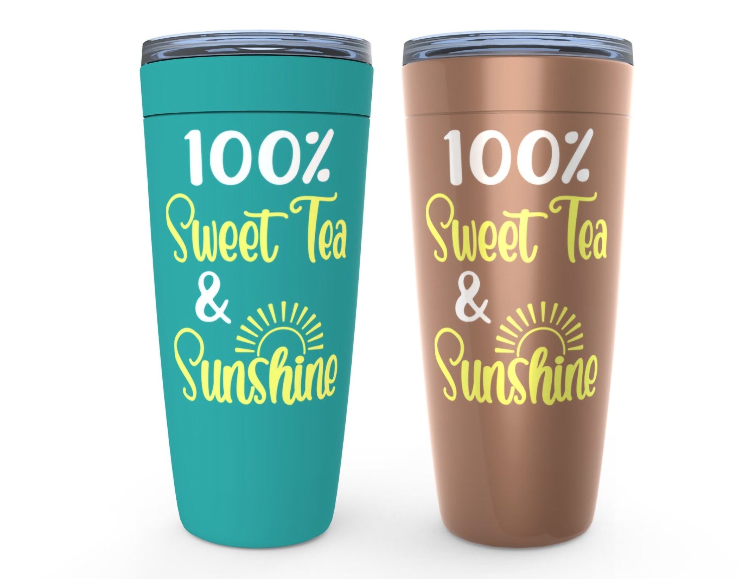 Sweet tea tumbler with ice topper, lid topper, faux tea ice, tea drip,  personalized fake ice topper.