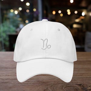 Capricorn Minimalist Dad Hat