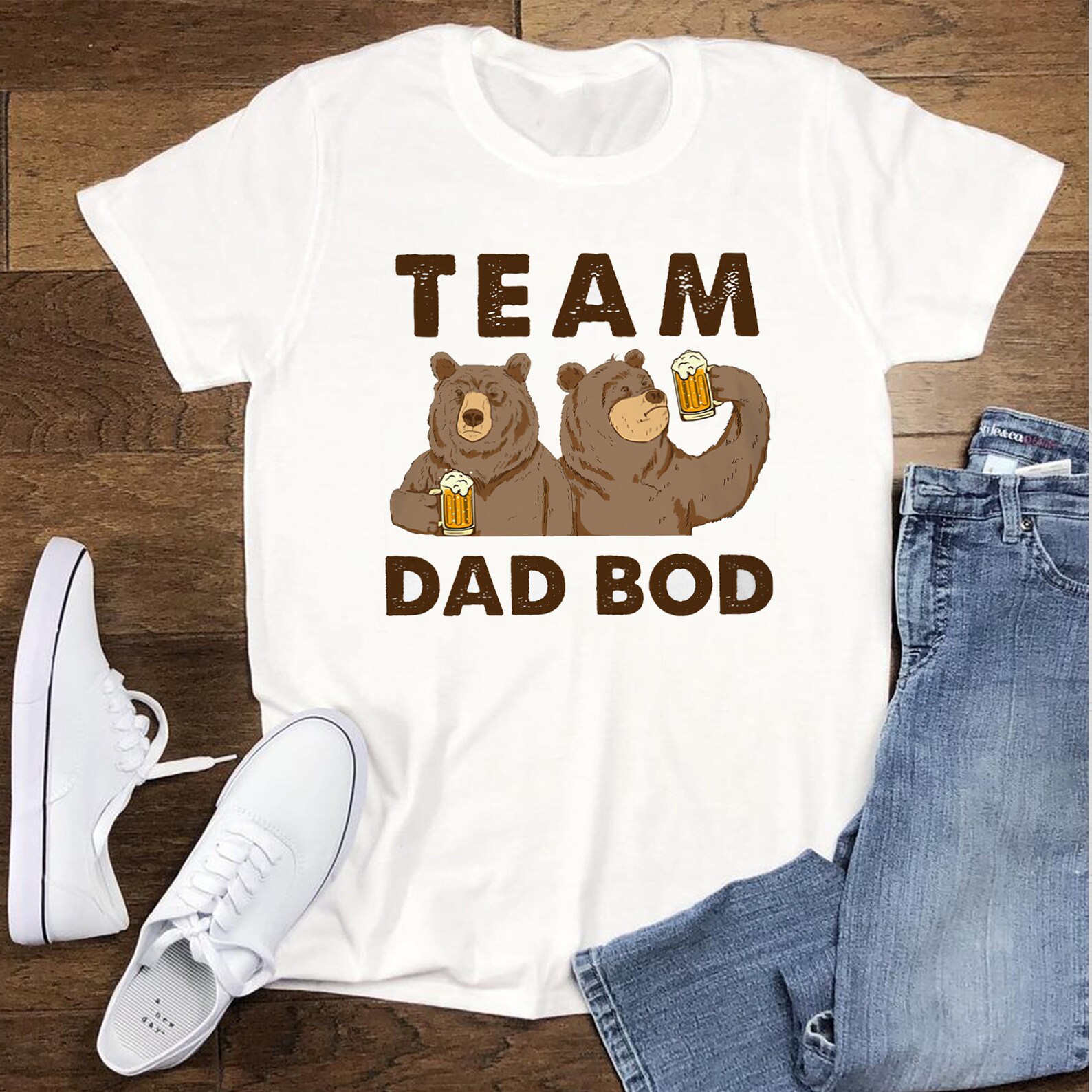 Team Dad Bod Shirt Funny Dad Shirt Drinking Shirt Dad Bod Etsy