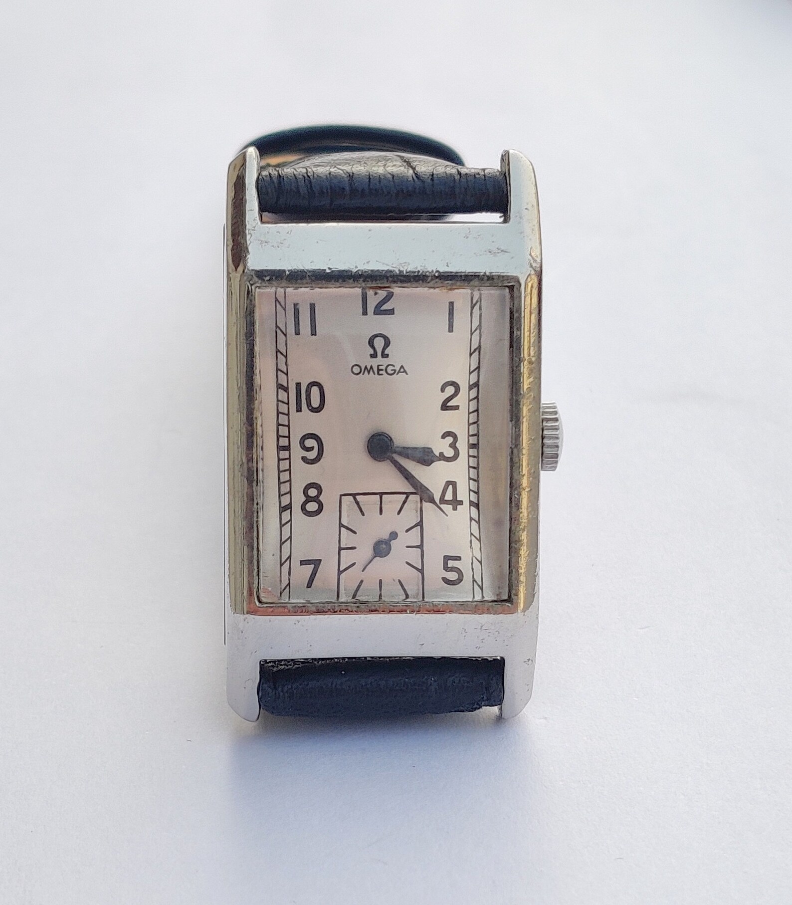 Vintage Omega Tank Watch for Men Etsy