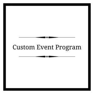 Custom Even Program Design