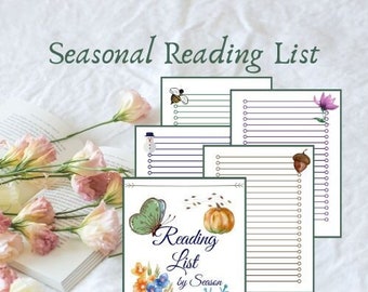 Seasonal Reading List | Homeschool | Reading Planner | Book Wish List