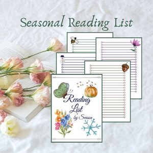 Saisonale Leseliste | Homeschool | Leseplaner | Buch Wunschliste