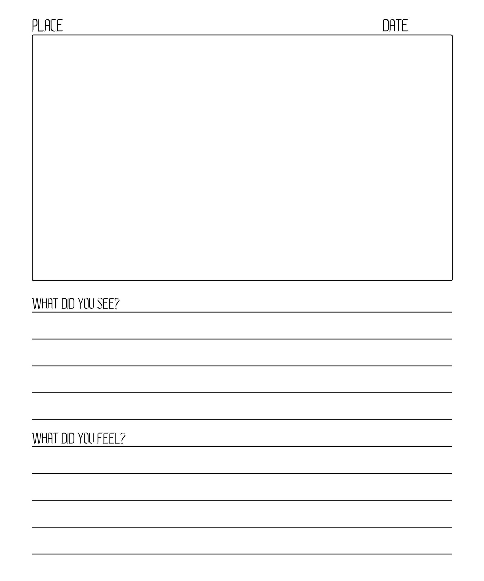 NATURE JOURNAL PRINTABLE | Homeschool Digital Printable Nature Study - Etsy