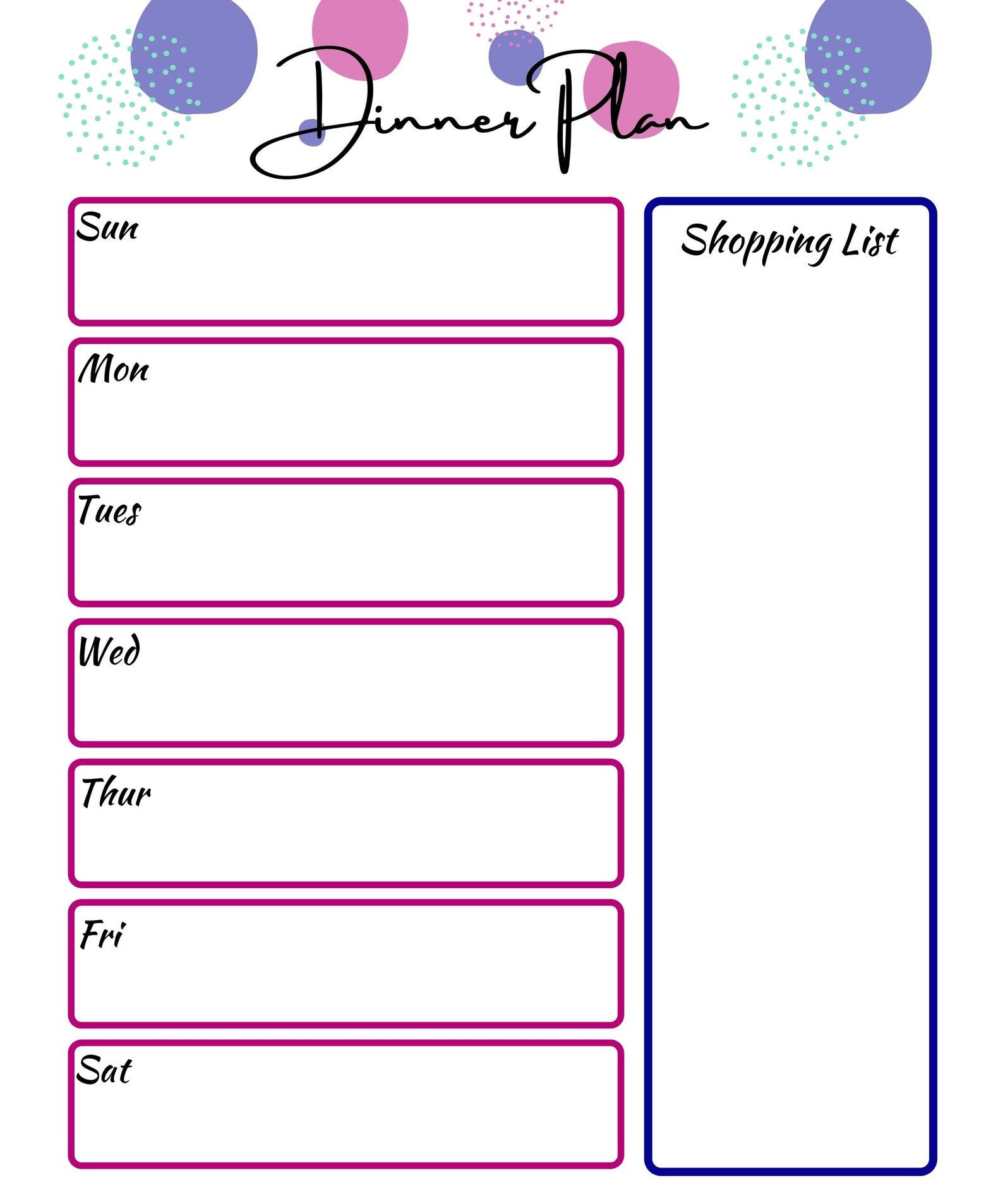 Ultimate MY LIFE Planner Planner Bundle Digital Printable Dot and Grid ...